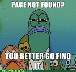 Page Not Found?