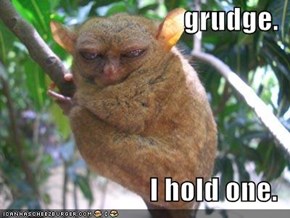 grudge.  I hold one.