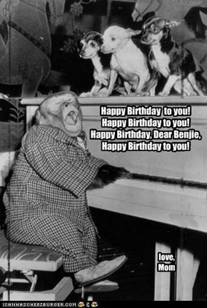 Benjie's birthday card