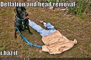 Deflation and head removal  i haz it