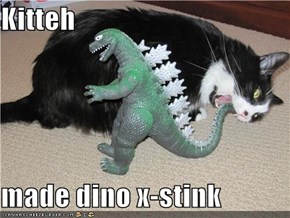 Kitteh  made dino x-stink