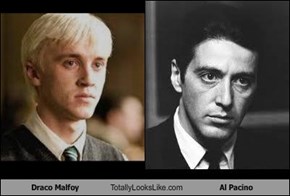 Draco Malfoy Totally Looks Like Al Pacino