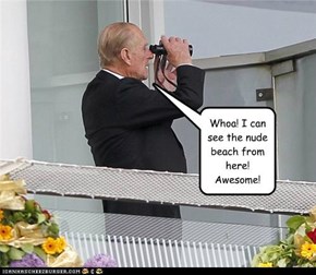 Whoa! I can see the nude beach from here! Awesome!