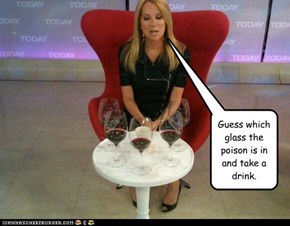 Guess which glass the poison is in and take a drink.