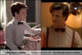 Little Kurt's Clothes Totally Looks Like The Eleventh Doctor's Clothes