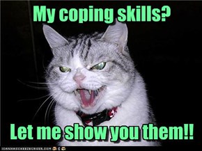 My coping skills?     Let me show you them!!