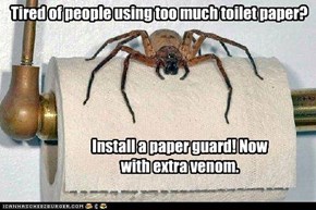 Tired of people using too much toilet paper?