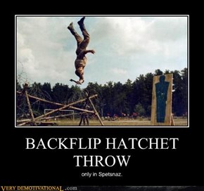 BACKFLIP HATCHET THROW