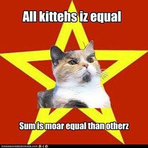 Equality according to Lenin Cat