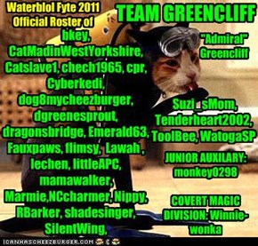 TEAM GREENCLIFF: wez nawt all wet!