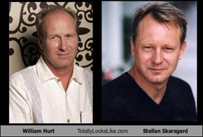 William Hurt Totally Looks Like Stellan Skarsgard