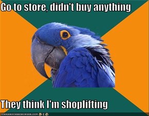 Paranoid Parrot: Buy Gum Just in Case