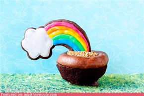 Epicute: End of the Rainbow Cupcake