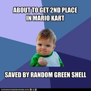 Success Kid: Saved by the Shell