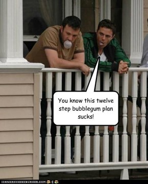 You know this twelve step bubblegum plan sucks!