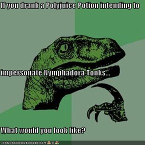 If you drank a Polyjuice Potion intending to impersonate Nymphadora Tonks... What would you look like?