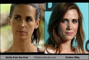 Sarita from Survivor Totally Looks Like Kristen Wiig