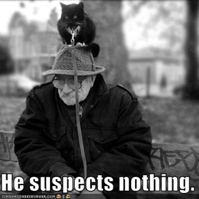 He suspects
