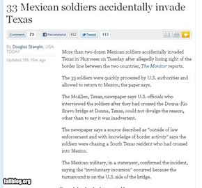 Probably Bad News: They "Accidentally" Hopped The Border