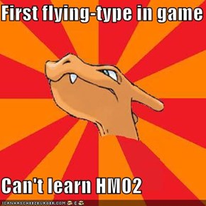First flying-type in game  Can't learn HM02