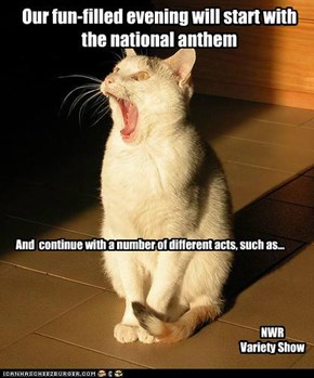 Our fun-filled evening will start with the national anthem