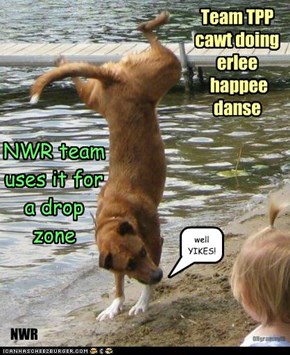 NWR team uses it for  a drop zone