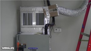 Server room air conditioning... Redneck style