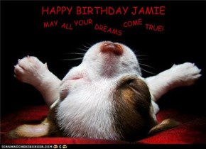 HAPPY BIRTHDAY JAMIE