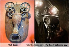 Wall Decor Totally Looks Like My Bloody Valentine guy