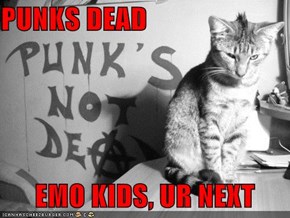 PUNKS DEAD        EMO KIDS, UR NEXT