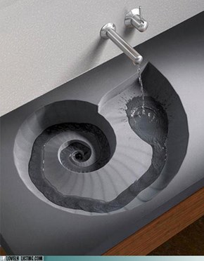Water Swirls Down, Bill Goes Up