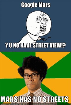 MARS HAS NO STREETS