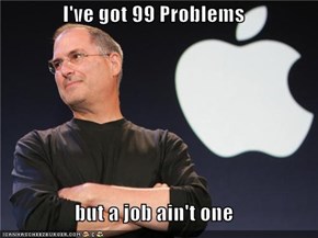 I've got 99 Problems  but a job ain't one