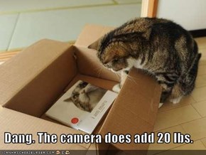 Dang. The camera does add 20 lbs.