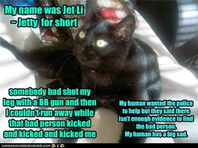 My name was Jet Li ~ Jetty  for short
