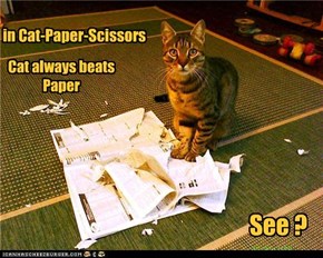 in Cat-Paper-Scissors