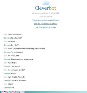 Cleverbot is a Pony?!