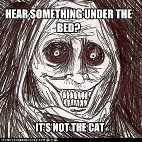 HEAR SOMETHING UNDER THE BED?