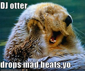 DJ otter  drops mad beats,yo