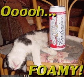 Ooooh...          FOAMY!