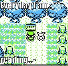 Everyday I am  reading...-