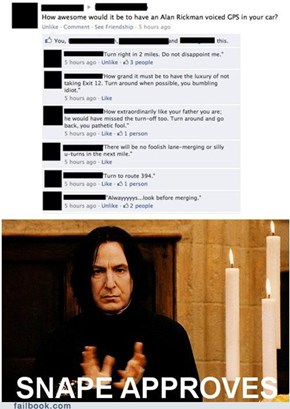 The Alan Rickman GPS