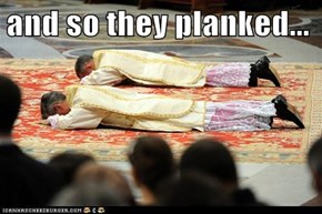 and so they planked...