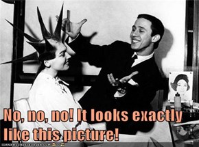 No, no, no! It looks exactly like this picture!