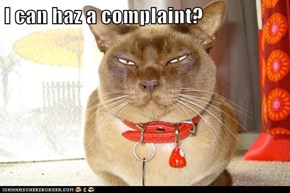 I can haz a complaint?