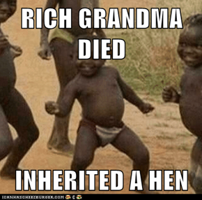 Third World Success Kid: Eggs AND Meat?!