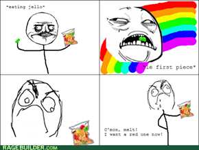 The problem with jello...