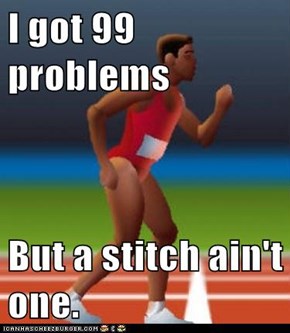 I got 99 problems  But a stitch ain't one.