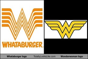 Whataburger logo Totally Looks Like Wonderwoman logo