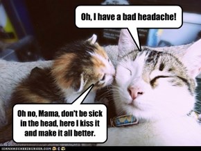 Oh, I have a bad headache!
